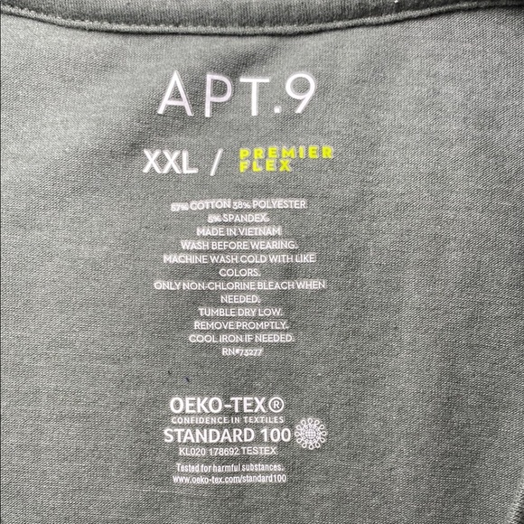 Apt. 9 Green Short Sleeve Tee Soft Cotton - Picture 2 of 5